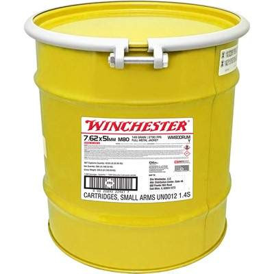 Winchester .308 Win / 7.62x51mm USA WHITE BOX Full Metal Jacket 149 Grain 7500/Box