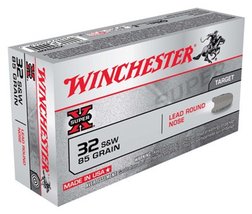 Winchester .32 S&W Long SUPER-X Lead Round Nose 85 Grain 50/Box