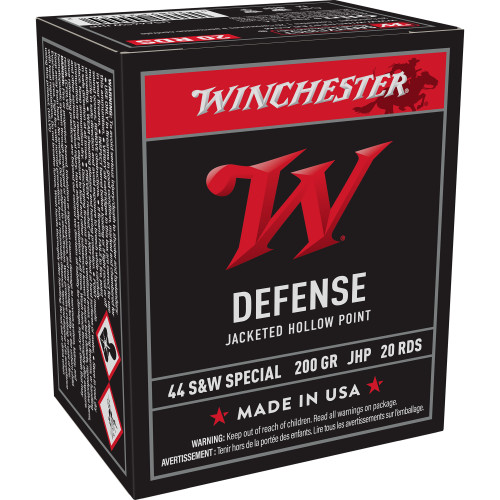 Winchester .44 S&W Special USA WHITE BOX Jacketed Hollow Point 200 Grain 20/Box
