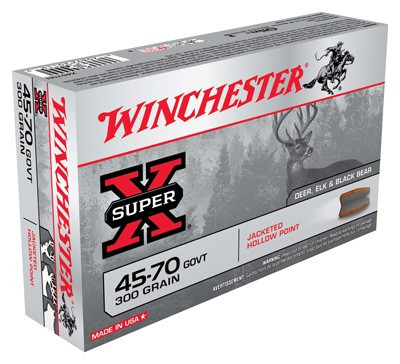 Winchester .45-70 Government Super-X Jacketed Hollow Point 300 Grain 20/Box