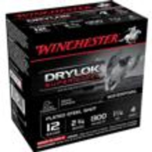 Winchester 12 Gauge Drylok Super Steel Magnum #4 1-1/4 oz 2.75 in 25/Box