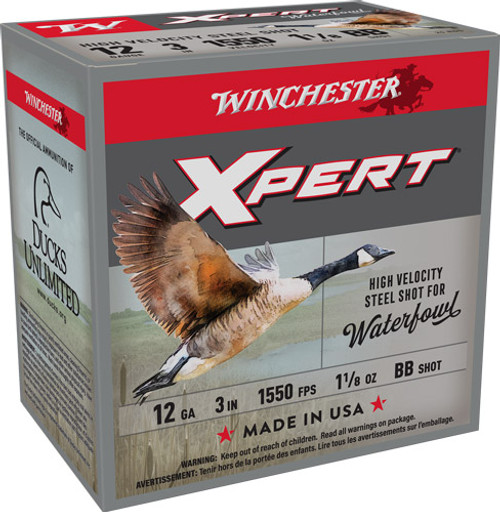 Winchester 12 Gauge XPERT STEEL HIgh Velocity BB 1-1/8 oz 3 in 25/Box