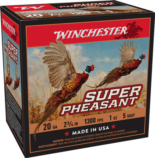 Winchester 20 Gauge Super Pheasant Magnum #5 1 oz 2.75 in 25/Box