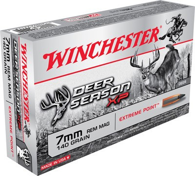 Winchester 7mm Remington Mag Deer Season XP Extreme Point 140 Grain 20/Box