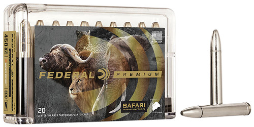 Federal .458 Winchester Mag Premium Safari Cape-Shok Trophy Bonded Bear Claw 400 Grain 20/Box