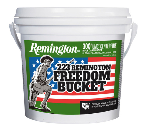 Remington .223 Remington UMC Freedom Bucket Full Metal Jacket 55 Grain 300/Box