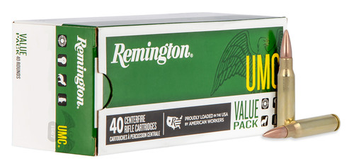 Remington .308 Win / 7.62x51mm UMC Value Pack Full Metal Jacket 150 Grain 40/Box