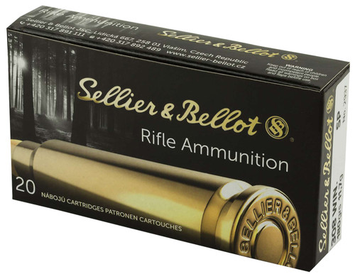 Sellier and Bellot .308 Win / 7.62x51mm Rifle Soft Point 180 Grain 20/Box