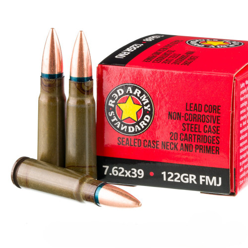 Red Army Standard 7.62x39mm 122 Grain Full Metal Jacket(FMJ)