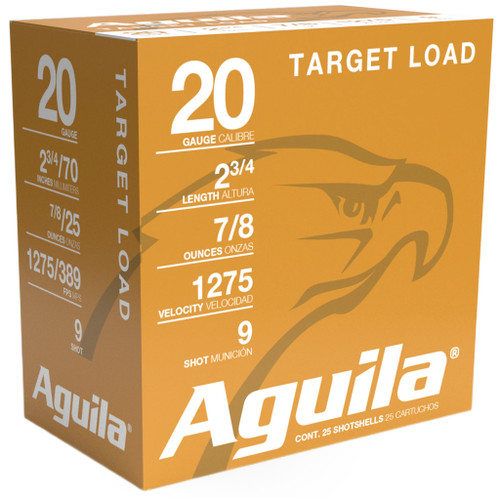 Aguila 20 Gauge Competition #9 7/8 oz 2.75 in 25/Box