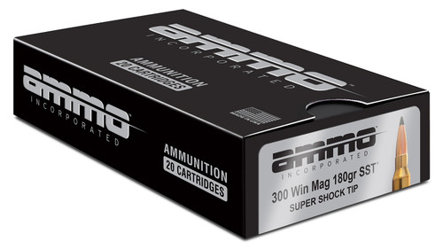Ammo Inc .300 Winchester Mag Signature Super Shock Tip 180 Grain 20/Box