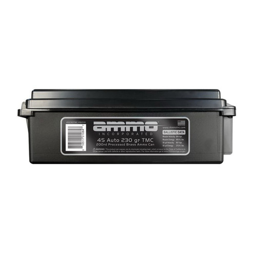 Ammo Inc .45 ACP/Auto  Total Metal Jacket 230 Grain 200/Box