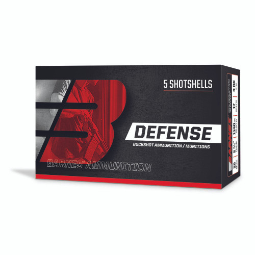 Barnes 12 Gauge Self Defense 15 Pellets 00 Buck 1-7/8 oz 3 in 5/Box