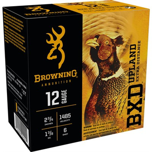 Browning 12 Gauge BXD Upland Upland Extra Distance #6 1-3/8 oz 2.75 in 25/Box