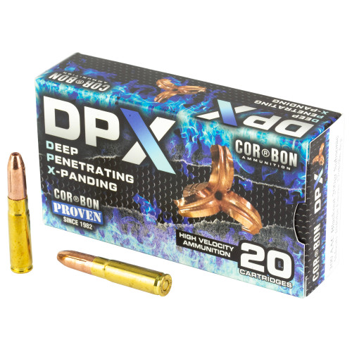 Cor-Bon .300 AAC Blackout Deep Penetrating X bullet Subsonic Jacketed Hollow Point 200 Grain 20/Box