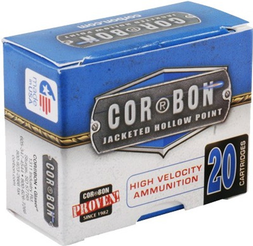 Cor-Bon .38 Special +P Jacketed Hollow Point 125 Grain 20/Box