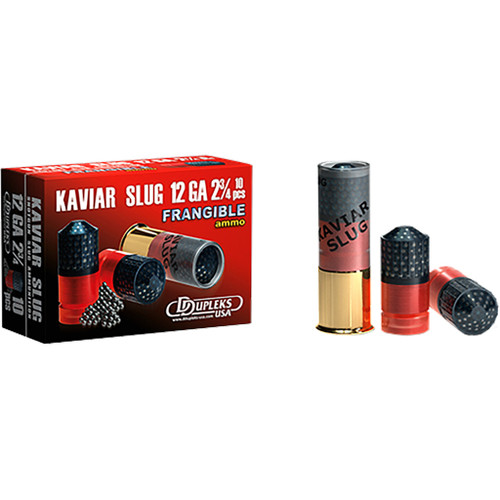 DDupleks 12 Gauge Kaviar Slug Shotshell Reloader Frangible Slug Slug 1-1/16 oz 2.75 in 5/Box