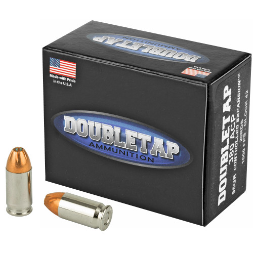 DoubleTap .380 ACP/Auto Controlled Expansion Defense Jacketed Hollow Point 95 Grain 20/Box