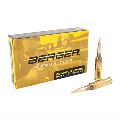 Berger Bullets 31011 Target Rifle 6.5 Creedmoor 140 gr Hybrid 20 Per Box – 200/Case