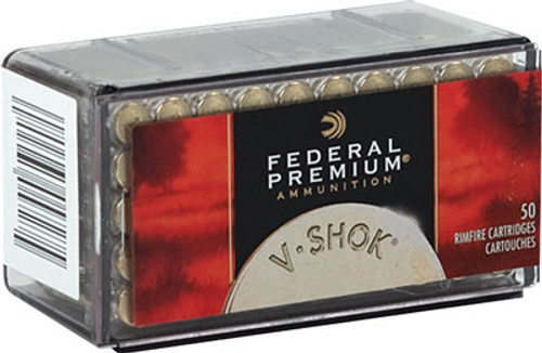 Federal .22 Magnum / WMR Premium V-Shok Speer TNT Jacketed Hollow Point 30 Grain 50/Box