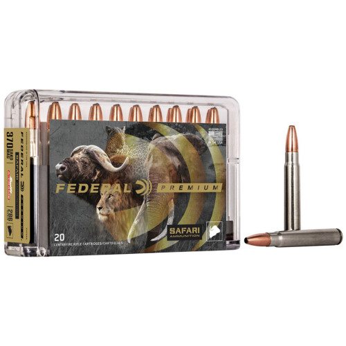 Federal .370 Sako Mag Premium Cape-Shok Safari Swift A-Frame 286 Grain 20/Box