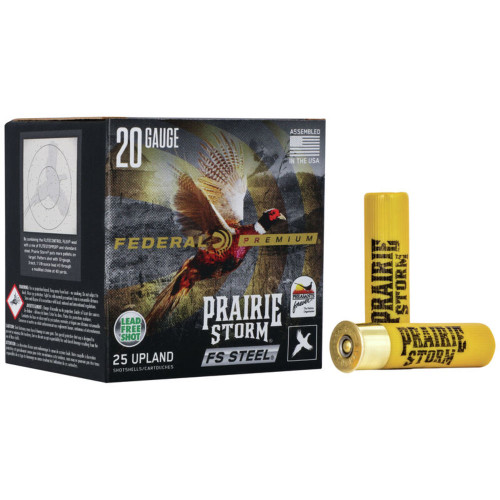 Federal 20 Gauge Premium Prairie Storm FS #4 7/8 oz 3 in 25/Box
