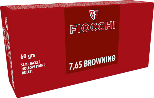 Fiocchi .32 ACP Classic Line Jacketed Hollow Point 60 Grain 50/Box