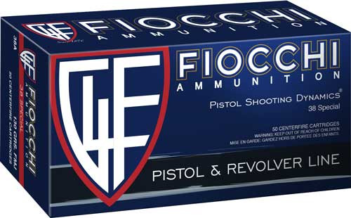 Fiocchi .38 Special Defense Dynamics Jacketed Hollow Point 158 Grain 50/Box