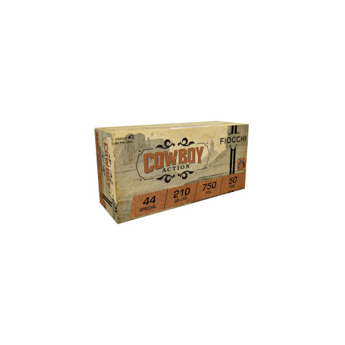 Fiocchi .44 S&W Special Cowboy Action Lead Flat Point 210 Grain 500/Box Fiocchi .44 S&W Special Cowboy Action Lead Flat Point 210 Grain 500/Box