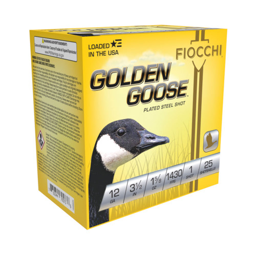 Fiocchi 12 Gauge Golden Goose #1 1-5/8 oz 3.5 in 25/Box