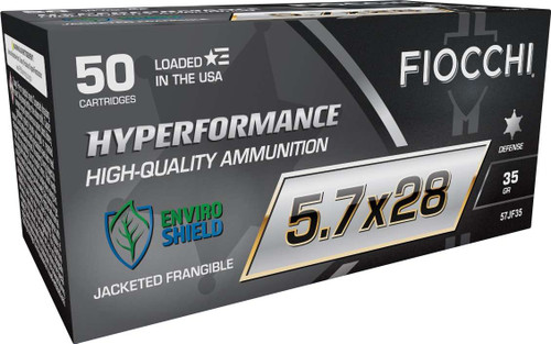 Fiocchi 5.7x28mm FN Hyperformance Jacketed Frangible 35 Grain 50/Box