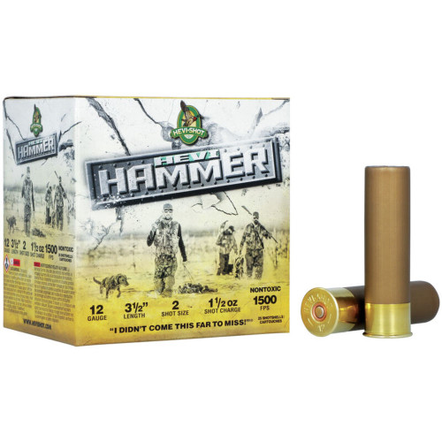 HEVI-Shot 12 Gauge HEVI-Hammer #2 1-1/2 oz 3.5 in 25/Box