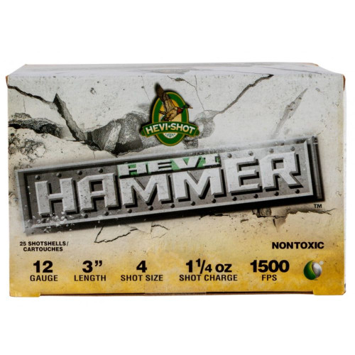 HEVI-Shot 12 Gauge HEVI-Hammer #4 1-1/4 oz 3 in 25/Box