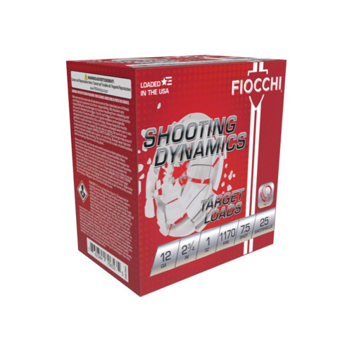 Fiocchi 12 Gauge Shooting Dynamics #7.5 1 oz 2.75 in 25/Box [Item 6113]