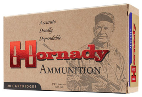 Hornady .308 Win / 7.62x51mm Match Boat Tail Hollow Point 168 Grain 20/Box