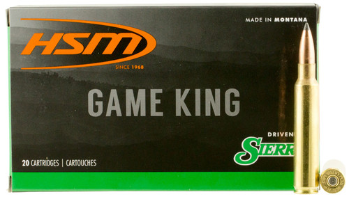 HSM .338 RUM Sierra Game King Spitzer Boat Tail 215 Grain 20/Box