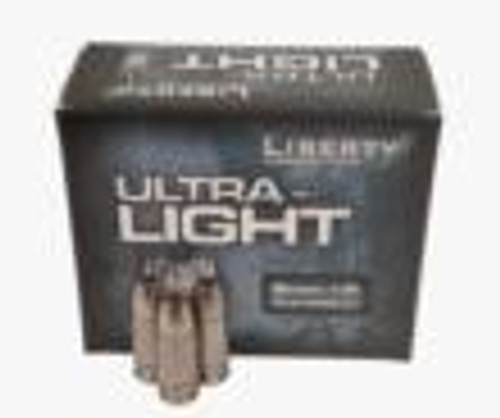 Liberty Ammunition 9mm Luger / Parabellum Ultra-Light / +P Copper Mono Frag HP 50 Grain 20/Box