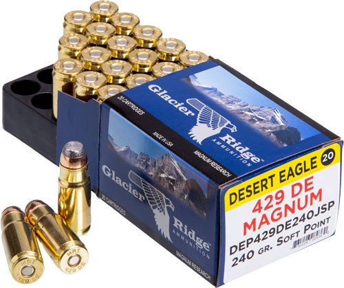 Magnum Research .429 DE Desert Eagle Jacketed Soft Point 240 Grain 20/Box