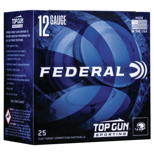 Federal 12 Gauge Top Gun Sporting #7.5 1 oz 2.75 in 25/Box [Item 4360]