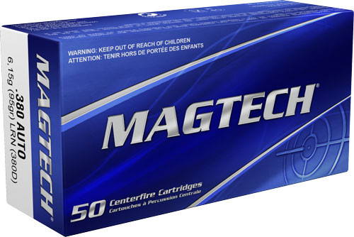 Magtech .380 ACP/Auto Range/Training Lead Round Nose 95 Grain 50/Box