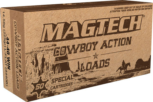 Magtech .44-40 Winchester Cowboy Action Lead Flat Nose 225 Grain 50/Box