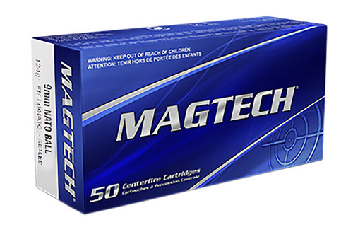 Magtech 9mm Luger / Parabellum Range/Training NATO Full Metal Jacket 124 Grain 50/Box