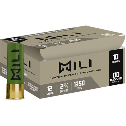 Migra 12 Gauge Custom Defense 9 Pellet 00 Buck 1 oz 2.75 in 10/Box