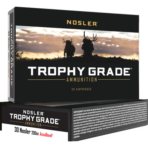 Nosler .30 Nosler Trophy Grade AccuBond 200 Grain 20/Box