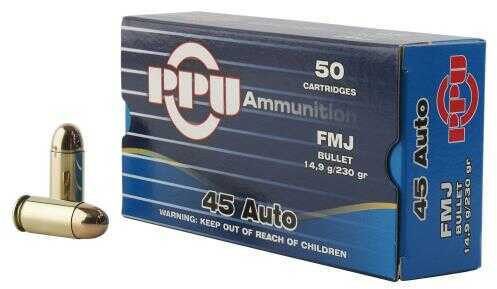 Prvi Partizan .45 ACP/Auto PPU Full Metal Jacket 230 Grain 50/Box