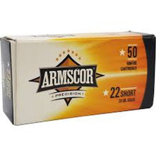 Armscor .22 Short  Solid Point 29 Grain 50/Box [Item 4034]