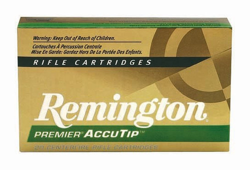 Remington .22-250 Remington Premier AccuTip-V Boat Tail 50 Grain 20/Box