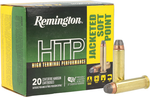 Remington .44 Magnum HTP Jacketed Soft Point 240 Grain 20/Box