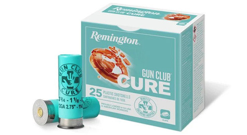 Remington 12 Gauge Gun Club Cure #8 1-1/8 oz 2.75 in 25/Box