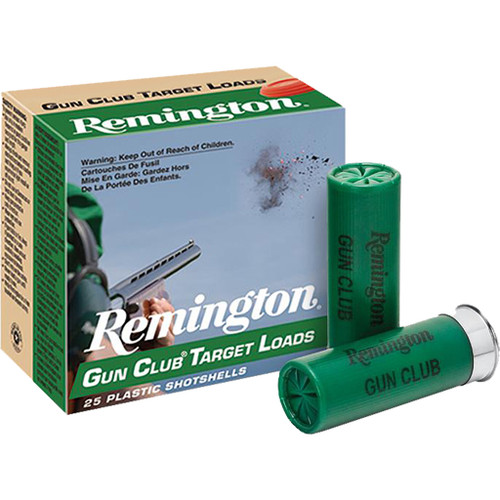 Remington 20 Gauge Gun Club Target Loads #9 7/8 oz 2.75 in 250/Box
